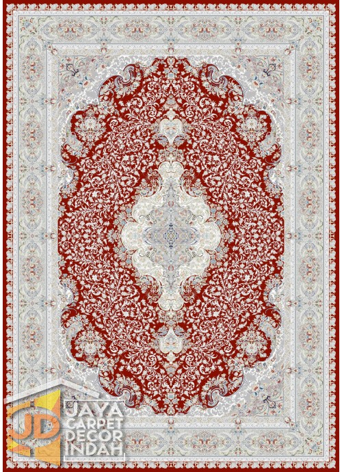 Karpet Permadani Solomon 1200 Reeds PE5 Darkred  ukuran 150 X225, 200x300, 250x350, dan 3 x 4